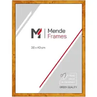 MendeFrames Cadre photo en bois , modèle H14B,Reproduction "racine" clair, dimensions 20x20 cm, verre standard