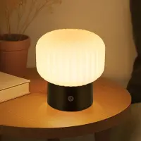 ZMH Lampe de table Sans fil Lampe de chevet Batterie LED Lampe de table Rechargeable Batterie USB Lampes de table 3000K-6500K Champignon Lampes de table pour chambre à coucher