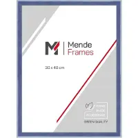 MendeFrames Cadre photo H080, bleu, 40x60 cm, avec vitre normale