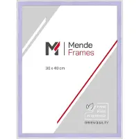 MendeFrames Cadre photo en bois violet, modèle H080-052-030-040K-00, dimensions 30x40 cm