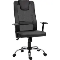 Fortuna Chaise de bureau ergonomique Lai, réglable en hauteur, avec fonction bascule et accoudoirs, jusqu'à 120 kg, couleur noire, pour un travail confortable