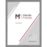MendeFrames H080 Cadre en bois gris clair 10x13 cm