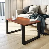 AKKE Caravaggio Table basse avec pieds noirs LxlxH : 70x60x45 cm