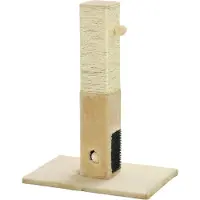 Fortuna Arbre à chat Lai, colonne à griffer, 79 cm, avec corde en jute, jouets et peluche inclus, beige
