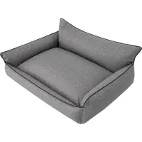 Stanis³aw Jurga Lit pour chien "Joker" -80x65cm- coussin pour chien robuste & confortable avec housse amovible 4 tailles | pillowprim