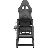 SucceBuy Racing Wheel-Stand pour Logitech G923/G920/G29, cockpit de simulateur de conduite robuste en acier, compatible avec Thrustmaster T248P, hauteur du volant et angle des pédales réglables