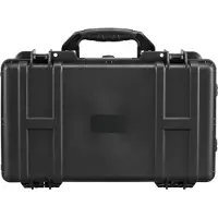 SucceBuy Etui rigide résistant aux intempéries, boîte de séchage protectrice robuste avec mousse prédécoupée, roulettes et poignées rétractables pour les voyages, la chasse, l'armée, la tactique