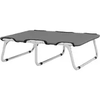 Fortuna Lit pour chien Lai, pliable, robuste et confortable, jusqu'à 10 kg, 71 x 58 x 20 cm, gris