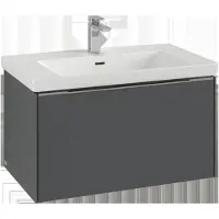 Villeroy & Boch Subway 3.0 Meuble sous-lavabo, éclairage LED, 1 tiroir, 772x429x478mm, C573L0AH