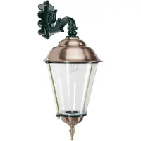 Casa Padrino Applique murale extérieure Art Nouveau / Lanterne extérieure 27 x 31,5 x H. 60 cm - Différentes couleurs - Baroque & Art Nouveau Balcon Terrasse Eclairage extérieur Lampe de jardin