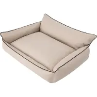 Stanis³aw Jurga Lit pour chien "Joker" -65x50cm- coussin pour chien robuste & confortable avec housse amovible | 4 tailles | pillowprim