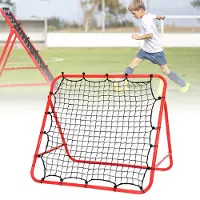 TolleTour Football Rebounder Kickback Tor Rebond d'entraînement de football Tube métallique + tissu PE 103 x 100 cm
