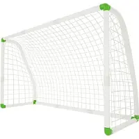 TRMLBE But de foot pour jardin Enfants Paroi de but pour but de foot avec filet 245 x 155CM Montage rapide idéal pour parc, plage ou salle de sport