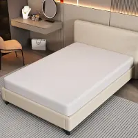 MODFU Matelas 90x200 cm avec Poignées Antidérapantes - Blanc
