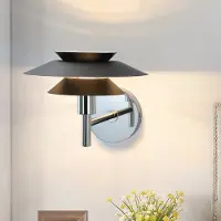 ZMH Applique Intérieur Noir Applique Moderne G9 Eclairage mural Métal pour cuisine couloir escalier chambre salon chambre enfants