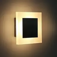 ZMH Applique murale LED Moderne Applique murale intérieure ronde 3000K blanc chaud Lampe de couloir