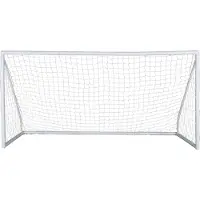 SucceBuy But de football portable de , filet de 12 x 6 pieds, kit d'entraînement pour l'arrière-cour, entraînement des jeunes, résistant aux intempéries