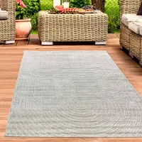 Carpetia Tapis d'extérieur moderne Résistant aux intempéries Terrasse Balcon Style boho de haute qualité facile d'entretien Beige Taille - 300 x 400 cm
