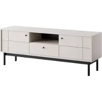AX Living Armoire pour TV Cypressa 154 cm Moderne en cachemire