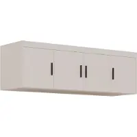 AX Living Grande étagere supérieure beige Storicos 4P 176,3 x 55,5 x 53 cm