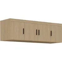 AX Living Grande étagere supérieure chene huilé Storicos 4P 176,3 x 55,5 x 53 cm