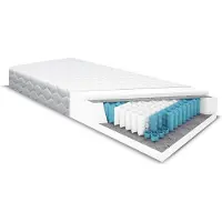 MargaretHadas24 Matelas Comfort Plus 120 x 200 cm Ressorts ensachés Hauteur env. 18 cm H2 (Jersey Basic)