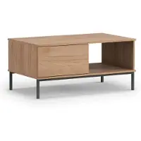 AX Living Table de salon Queba QT02 - Largeur 100cm, Moderne Hikora