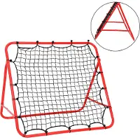 TolleTour Football Rebounder Kickback Tor Rebond d'entraînement de football Tube métallique + tissu PE 103 x 100 cm