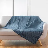 Zesso Couverture douillette 125 x 150 cm Atlas Blue