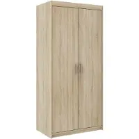 AX Living Armoire en chene Sonoma Storicos 2P 89,7 cm, 2 portes