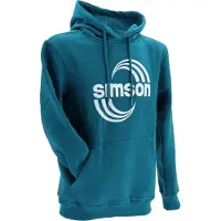 MZA Meyer-Zweiradtechnik Sweat à capuche "Simson Cross" avec sac kangourou - essence, taille: L