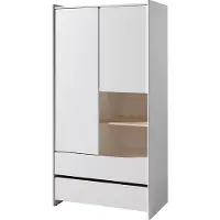 Zesso Dream Tree Armoire 2 portes Lux Blanc