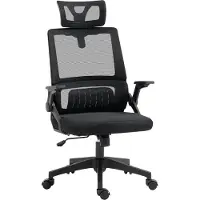 Fortuna Chaise de bureau Lai ergonomique et réglable avec appui-tête et accoudoirs, chaise d'ordinateur réglable en hauteur avec fonction pivotante et bascule