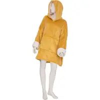 Zesso Eazy Living sweat à capuche en flanelle S-M Maryan jaune