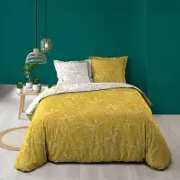 Zesso Housse de couette Yellow Tropical 240 cm x 220 cm