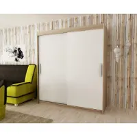 Minio Armoires TOKYO 180 cm Sonoma / Blanc