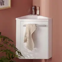 MOB-IN Meuble lave-mains SKINO + robinet chromé