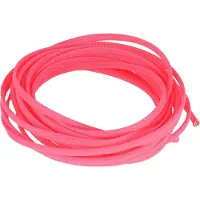 AKF Fahrzeugteile GmbH Cache-câble Bowden rose fluo, tuyau tressé, longueur 5 mètres