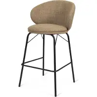 Zesso Milton & Oldbrook Tabouret de bar bas Lund Light Brown