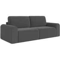 AX Living Canapé-lit Moderne Otterton 250 cm Canapé-lit Gris Bassin de lit