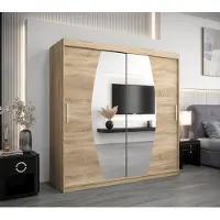 Minio Armoire 200 cm ELYPSE Chêne Sonoma