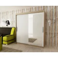 Minio Armoires TOKYO 2 180 cm Sonoma / Blanc