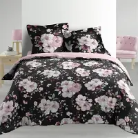 Zesso Housse de couette Dark Flowers 240 cm x 220 cm
