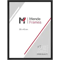 MendeFrames Cadre photo H011, noir, 10x13 cm, avec verre musée