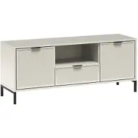 AX Living TV Lowboard Berlinette 3, 135 cm de large - Moderne en cachemire