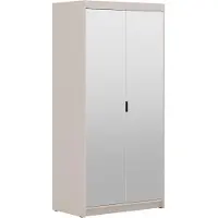 AX Living Armoire miroir beige Armoire Storicos 2P 89,7