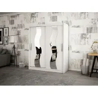 Minio Armoire 150 cm SEWILLA blanc mat