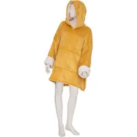 Zesso Eazy Living Sweat à capuche en flanelle L-XL Maryan jaune