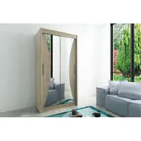 Minio Armoire 120 cm MONACO Chêne Sonoma