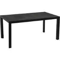 In And OutdoorMatch Table - 160x90x74cm - Aluminium - Anthracite - Pierre céramique